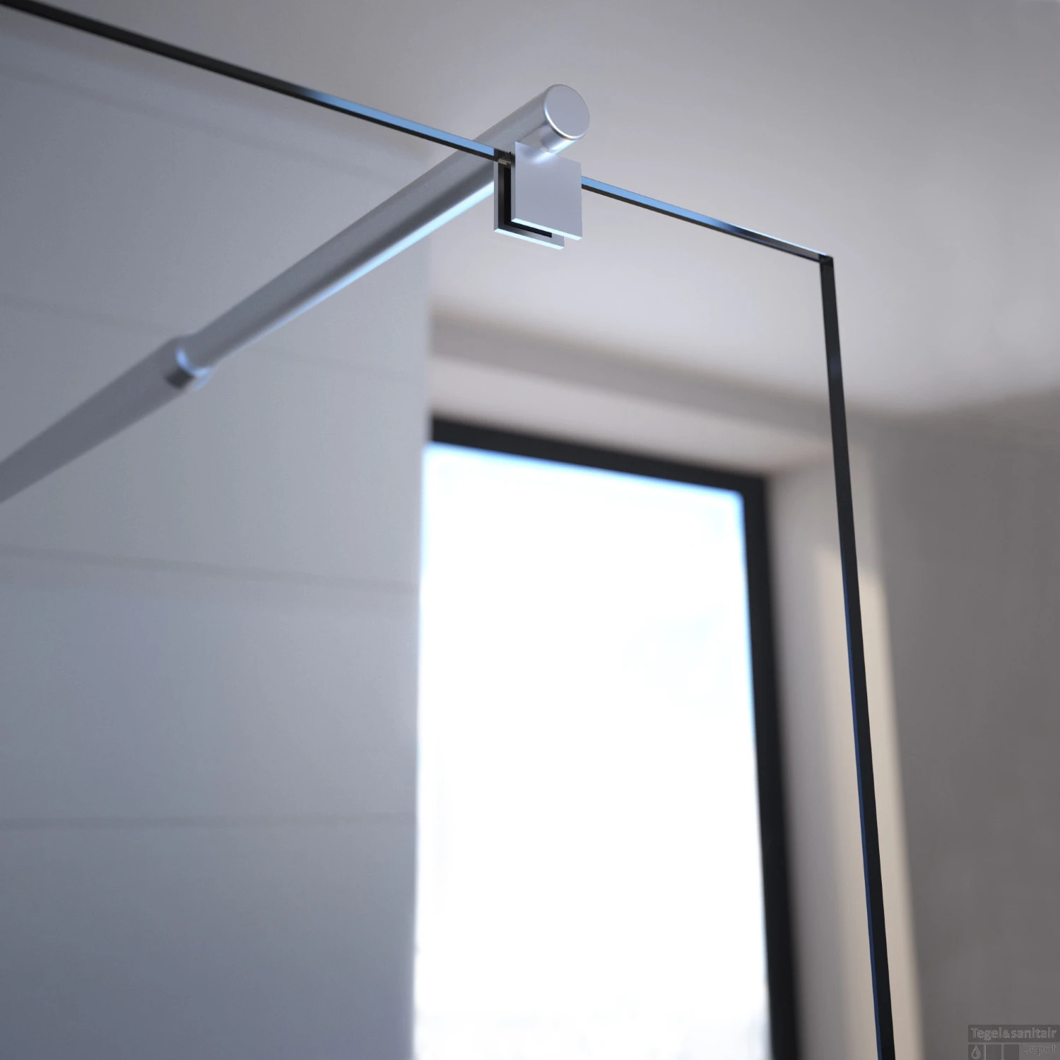 Inloopdouche Allibert Spot 120x195cm Veiligheidsglas 6mm Antikalk - Afbeelding 2