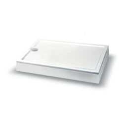 Allibert Fix Alu Mantel Voor Douchebak 120 Cm Wit