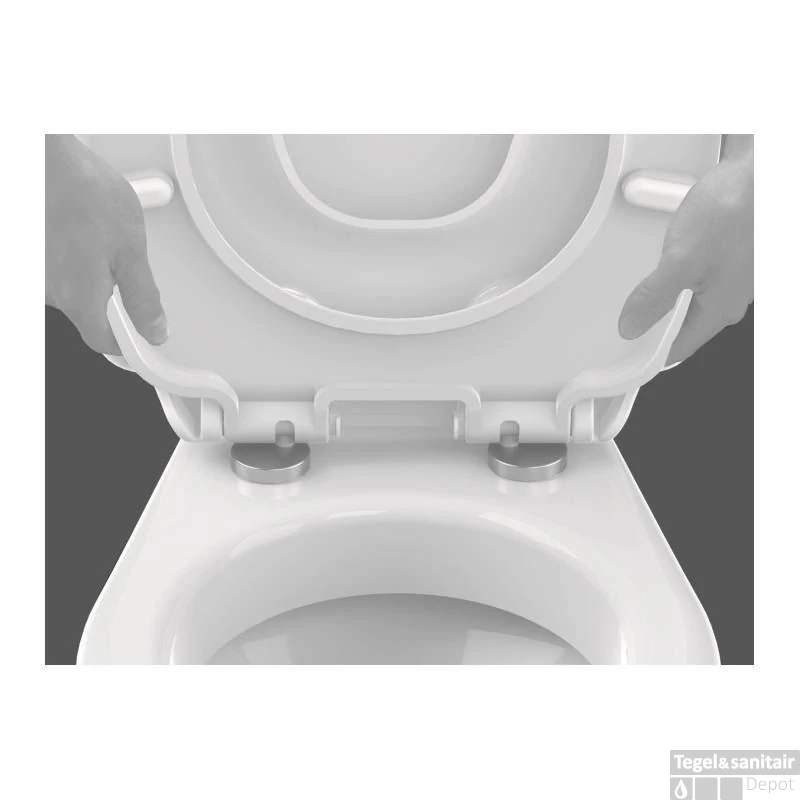 Wc-Zitting Allibert Kids Wit Soft-Close - Afbeelding 5