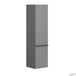 Badkamerkast Allibert Santiago Kolom 2 Deurs Soft Close Mat Grijs Onyx 40x156x37 Cm