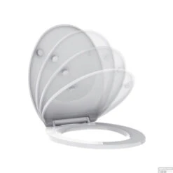 Allibert Toiletzitting 37,5x5,5x44,8 Cm Wit