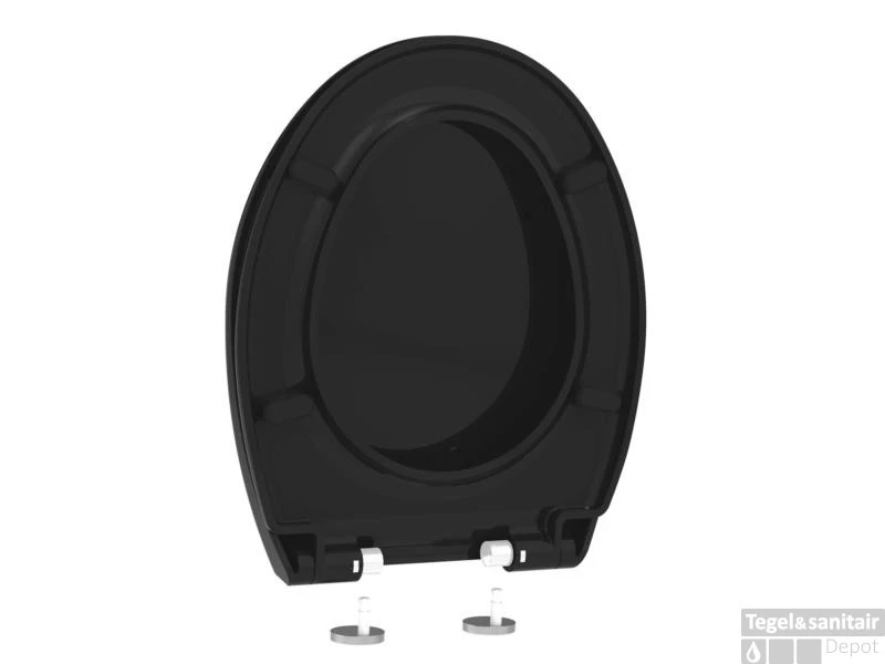 Allibert Toiletzitting Boreo Zwart - Afbeelding 4