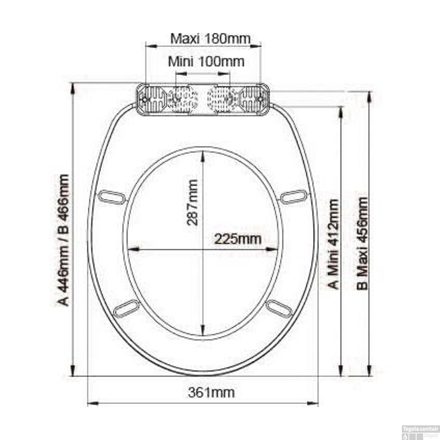 Allibert Toilletzitting Eco Wit - Afbeelding 3