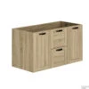 Allibert Wastafelonderkast Cambridge 120 Cm Deuren Eik Hamilton