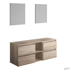 Badmeubelset Allibert Gaya 150 Cm Eik Hamilton (Flat Pack)