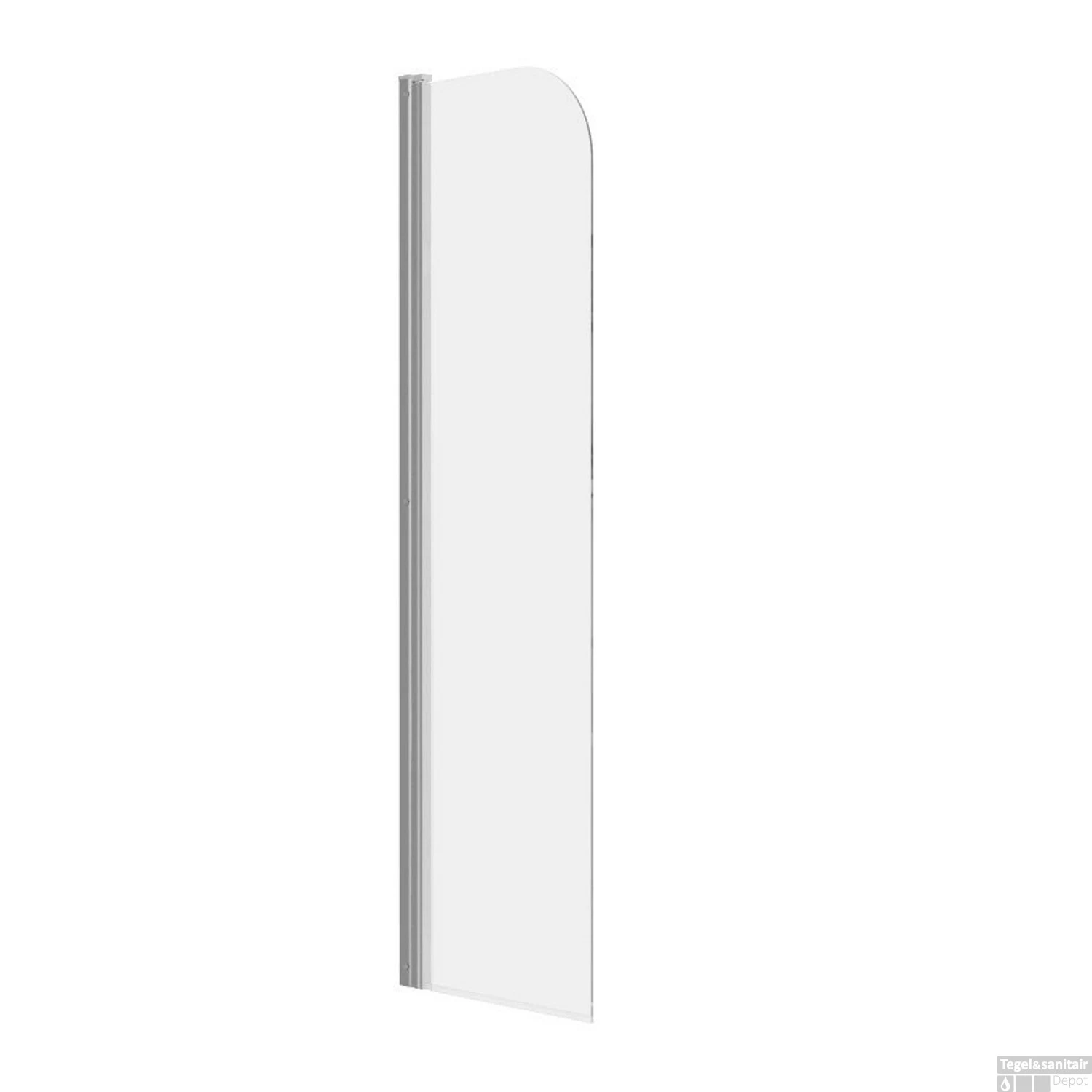 Badwand Allibert Kordo 66-68x140 Cm Chroom