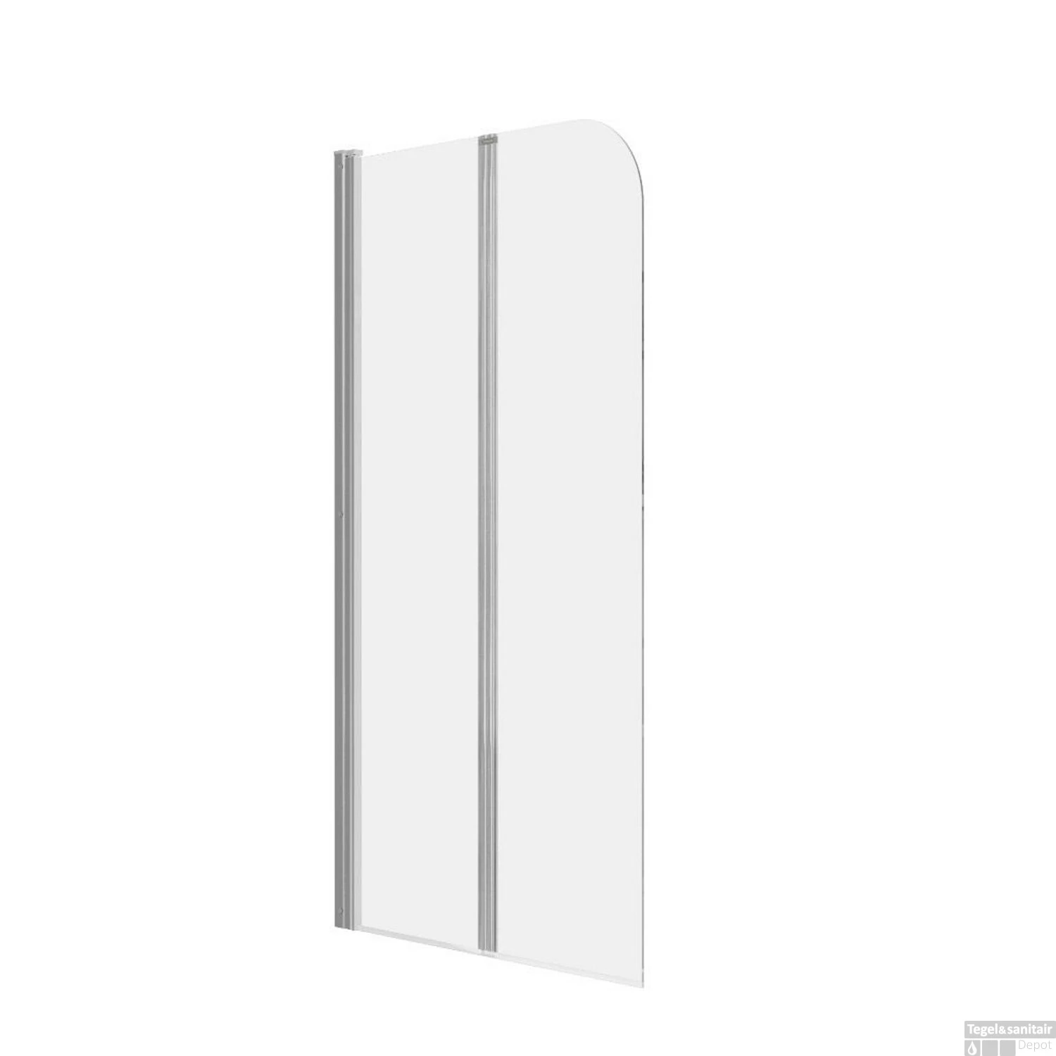 Badwand Allibert Kordo 80-82x140 Cm Chroom