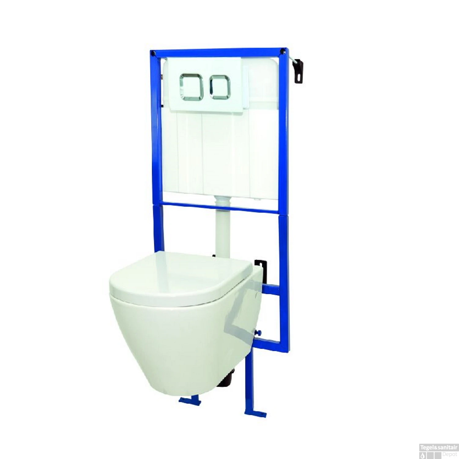 Inbouwreservoir Allibert Azzily WC Pack Hangend Wit