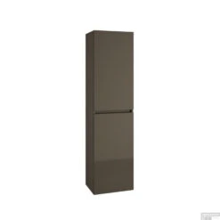 Kolomkast Allibert Alma 40x156x37 Cm Soft-Close Deuren Bruin