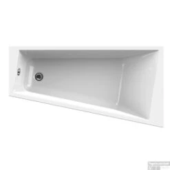 Ligbad Allibert Spacy 170x90 Cm Rechts Asymmetrisch