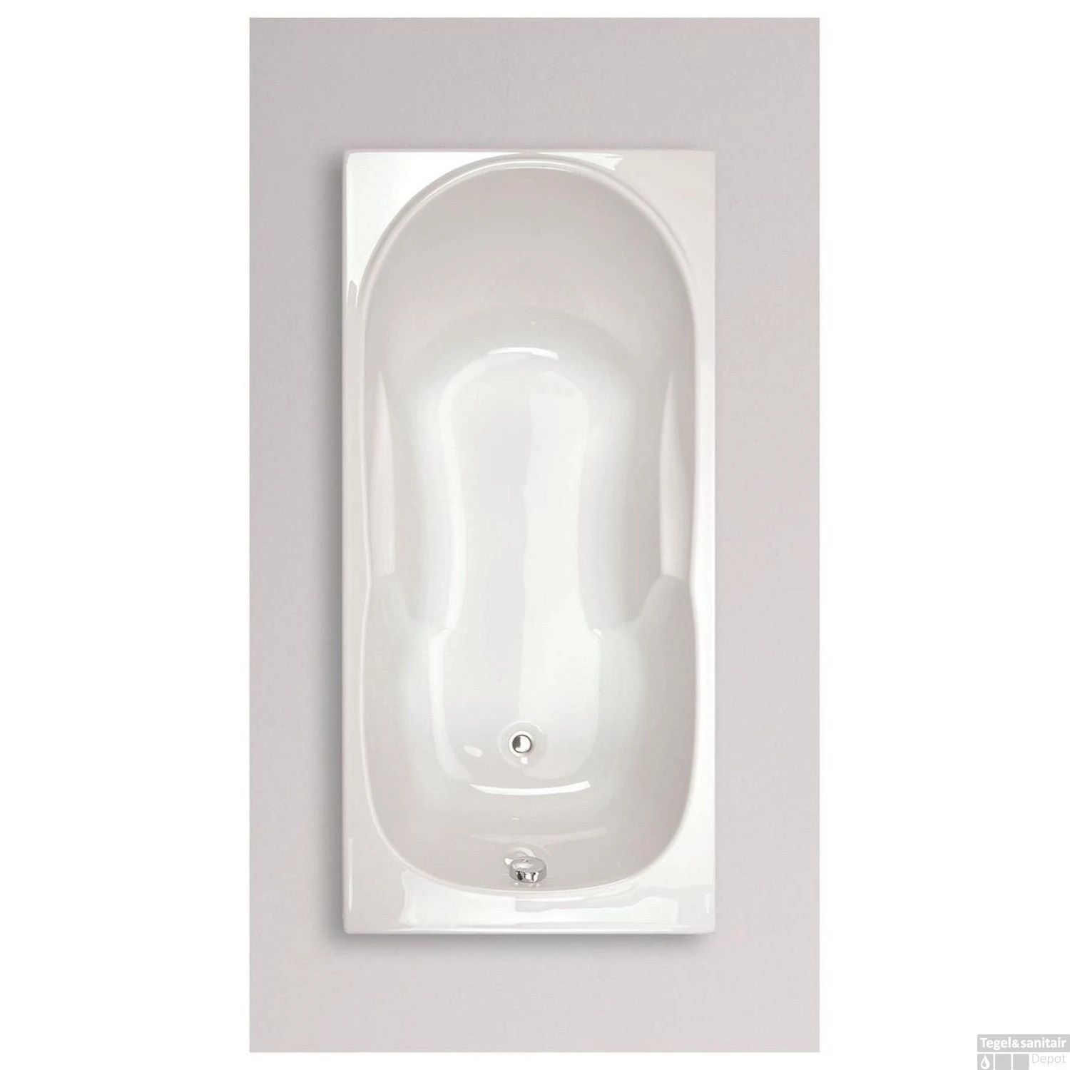 Ligbad Allibert Carina 170x80x54 Cm