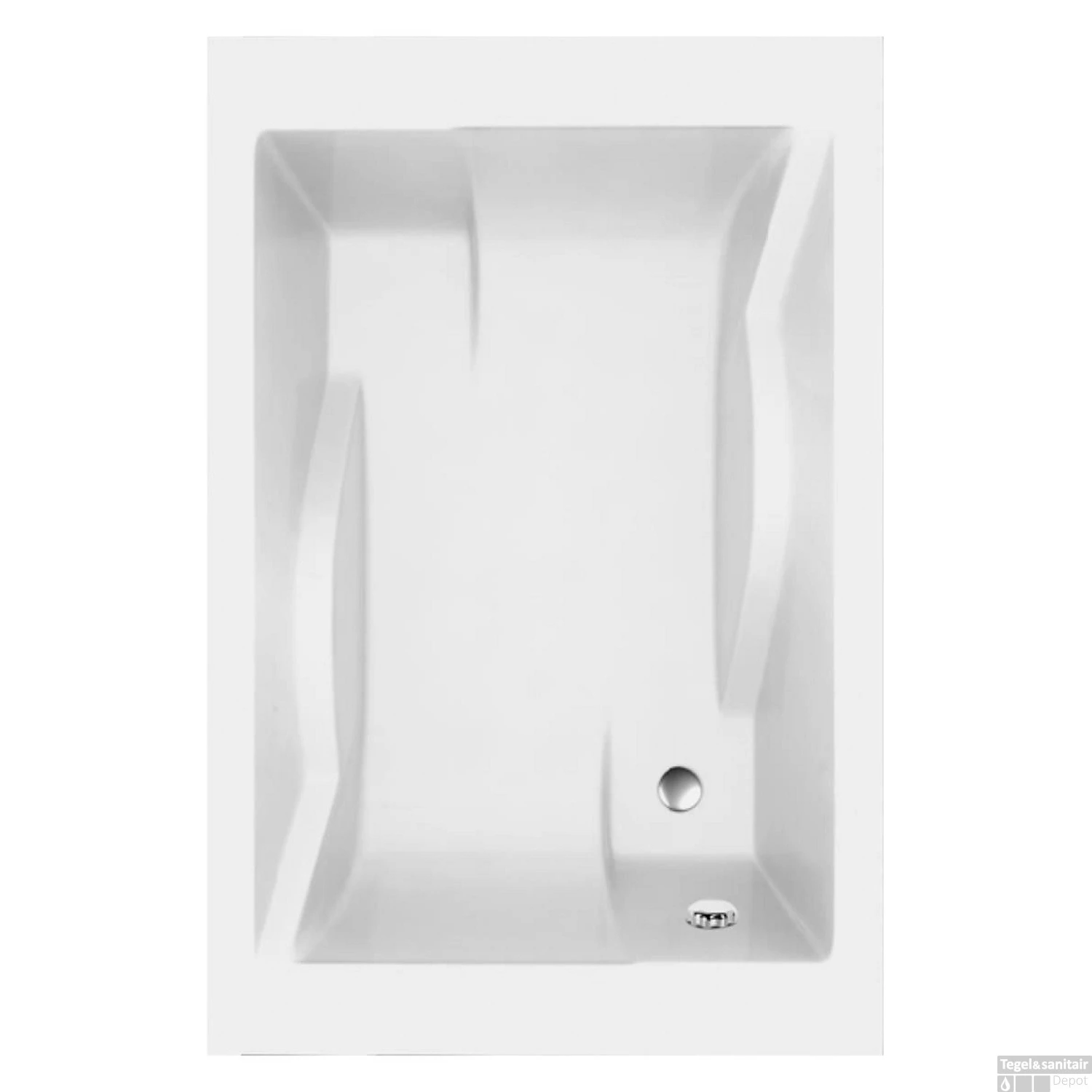 Ligbad Allibert Confidence 180x120x56-58 Cm