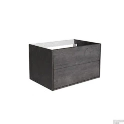 Onderkast Allibert Marny 80x53,5x47,2 Cm Donker Beton (wastafel Optioneel)