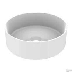 Opbouwwaskom Allibert Rango 36x12x36 Cm Glanzend Wit