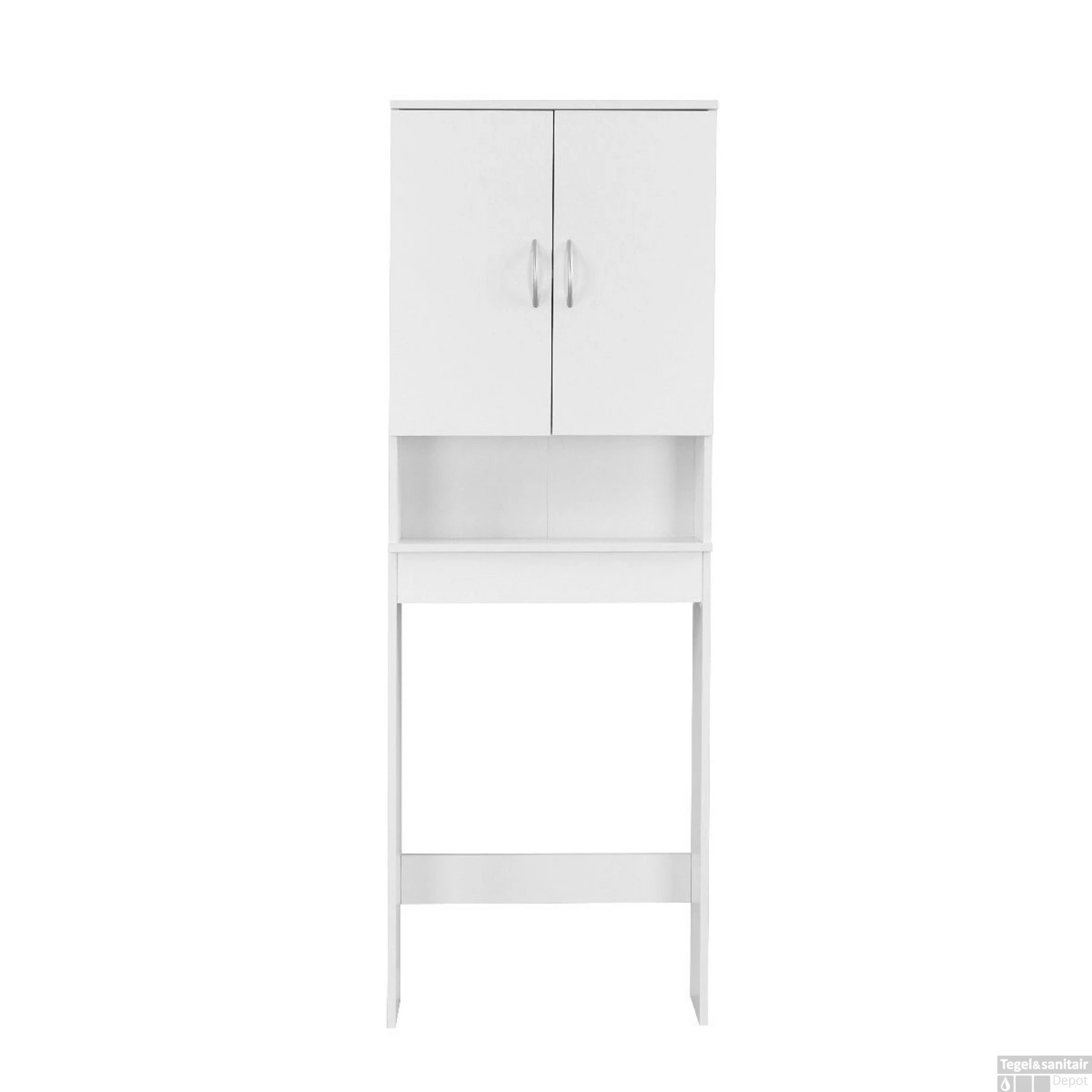 Toilet-Bovenkast Allibert Solita 60 Cm Mat Wit - Afbeelding 2