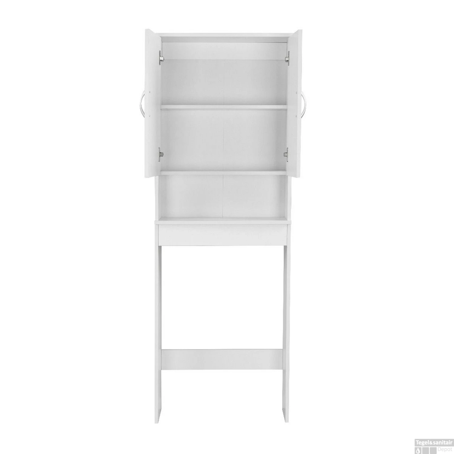 Toilet-Bovenkast Allibert Solita 60 Cm Mat Wit - Afbeelding 3