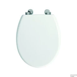 Toiletzitting Allibert Bolivia Geperst Hout 36,2x5,2x45 Cm Gelakt Wit