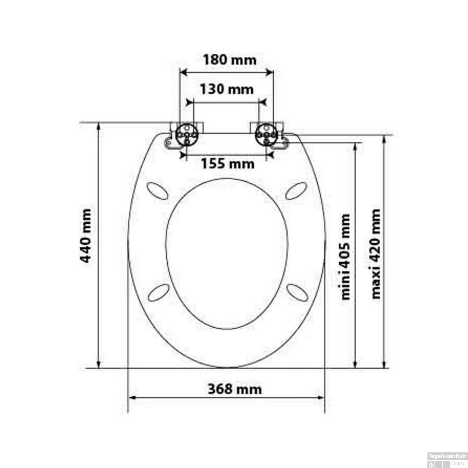 Toiletzitting Allibert Sunshine Geperst Hout 36,8x6,1x44 Cm Soft-Close Wit - Afbeelding 3