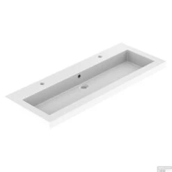 Wastafel Allibert Dyspo 120,5x5x46,2 Cm Glanzend Wit