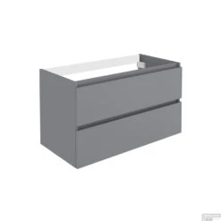 Wastafelonderbouw Allibert Lunik 90x55x46 Cm Mat Grijs Onyx