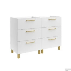 Wastafelonderkast Allibert Kobo 120 Cm Alphenwit