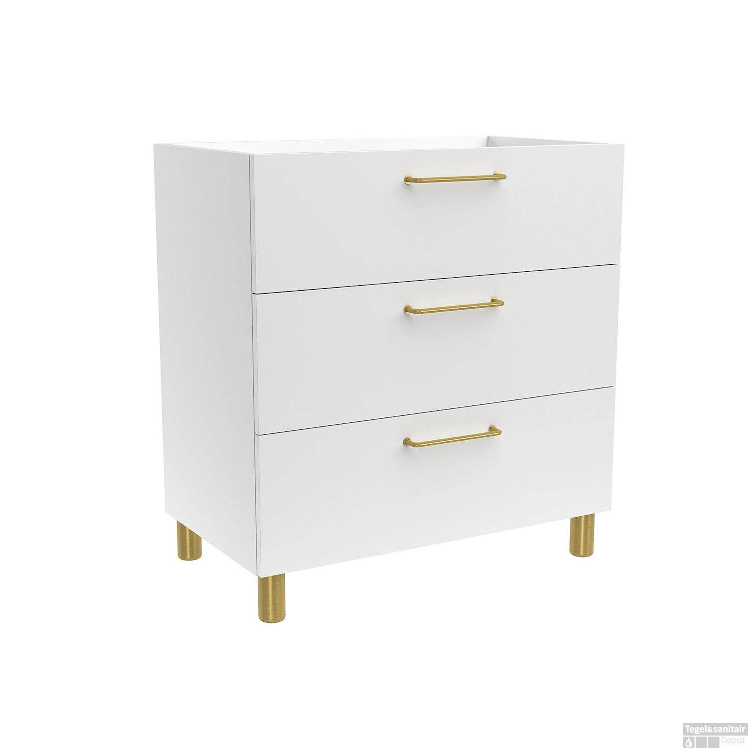 Wastafelonderkast Allibert Kobo 80 Cm Alphenwit