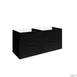 Wastafelonderkast Allibert Play 120 Cm Mat Zwart